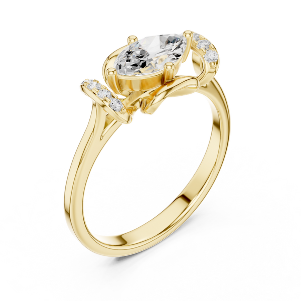 Rose Royal Lab Grown Diamond Ring