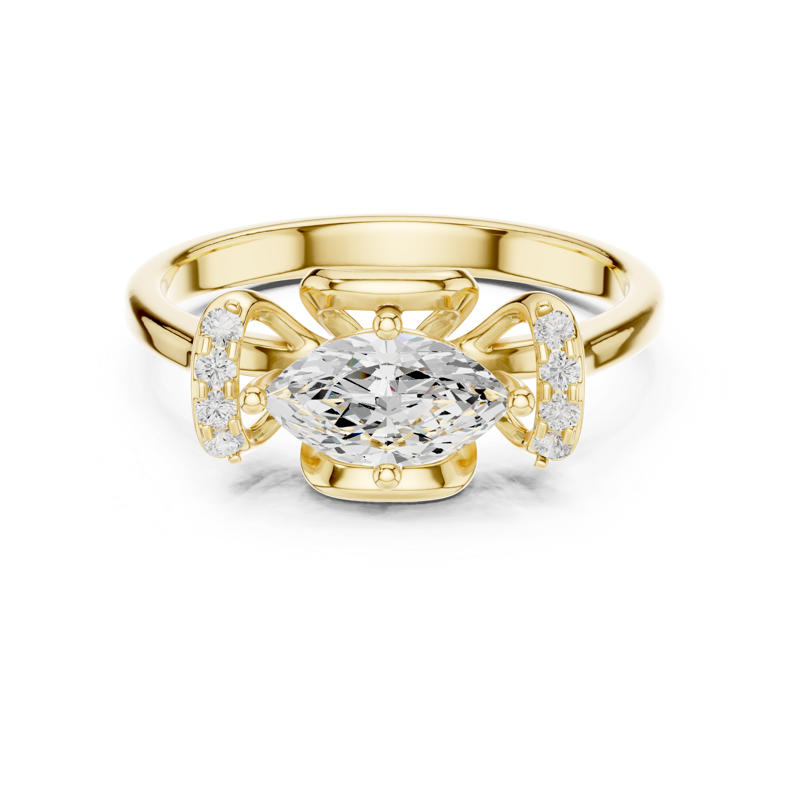 Rose Royal Lab Grown Diamond Ring