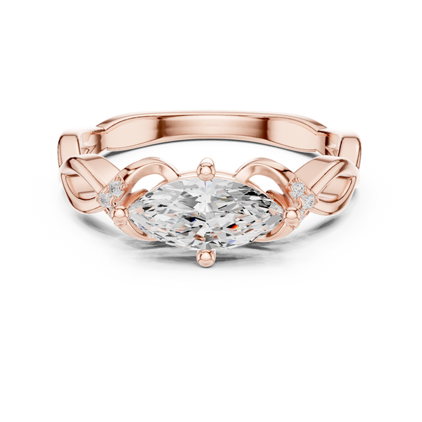 Hidden Halo Lab Grown Diamond Ring