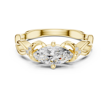 Hidden Halo Lab Grown Diamond Ring