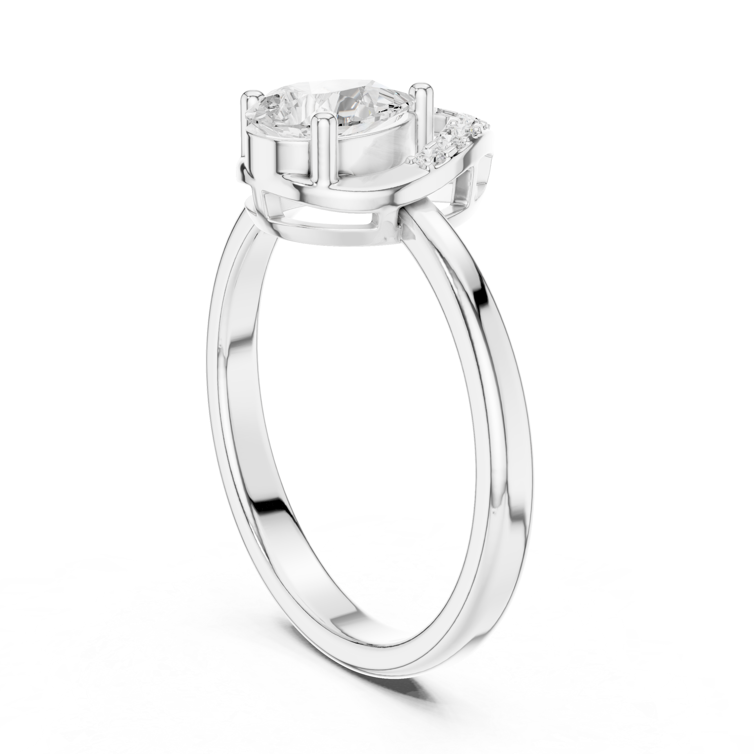 Solitaire Stellar Lab Grown Diamond Ring