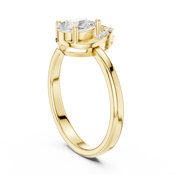 Solitaire Stellar Lab Grown Diamond Ring