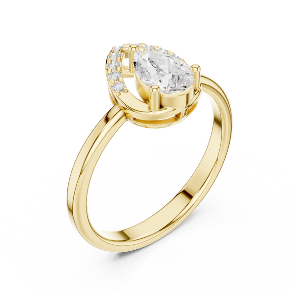 Solitaire Stellar Lab Grown Diamond Ring