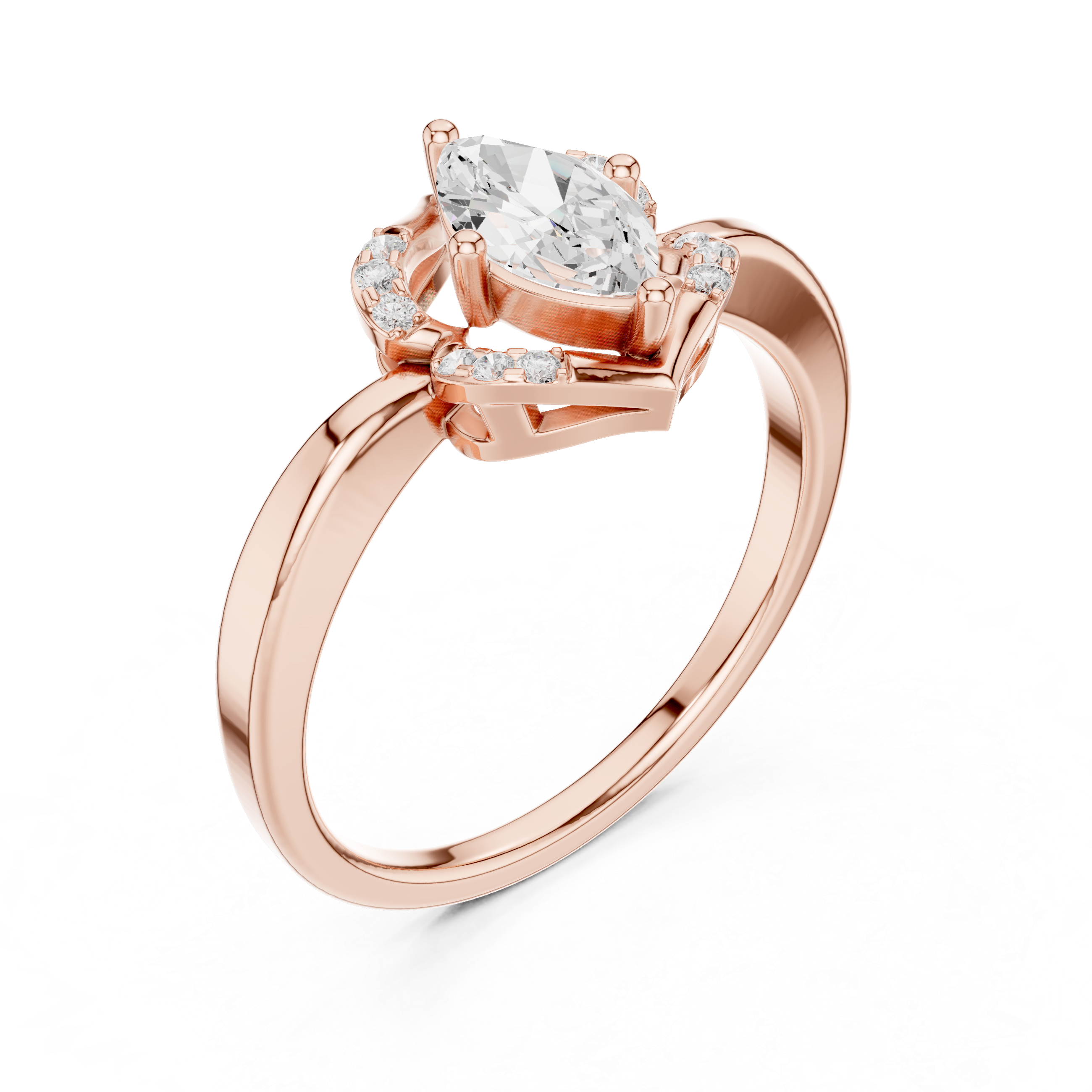 Royal Rose Lab Grown Diamond Ring