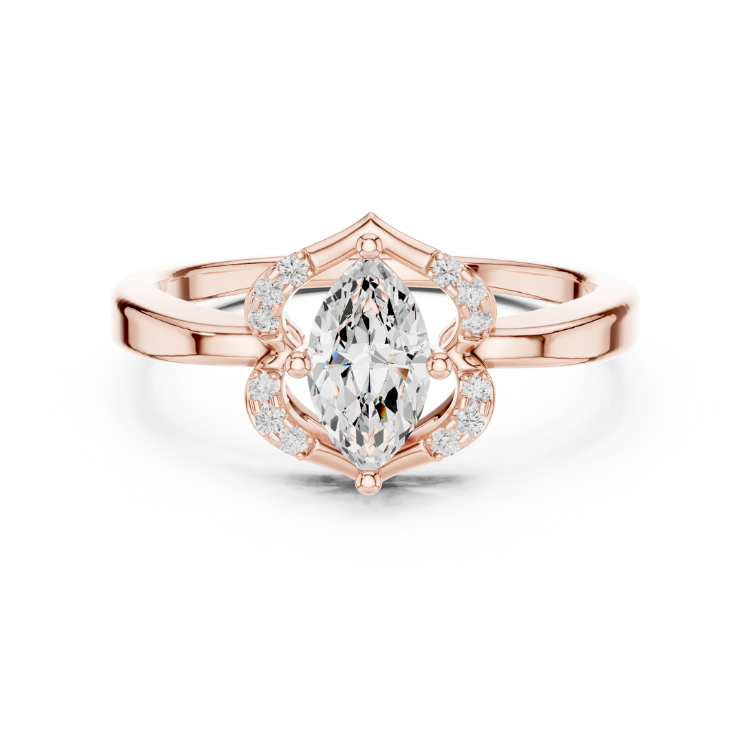 Royal Rose Lab Grown Diamond Ring
