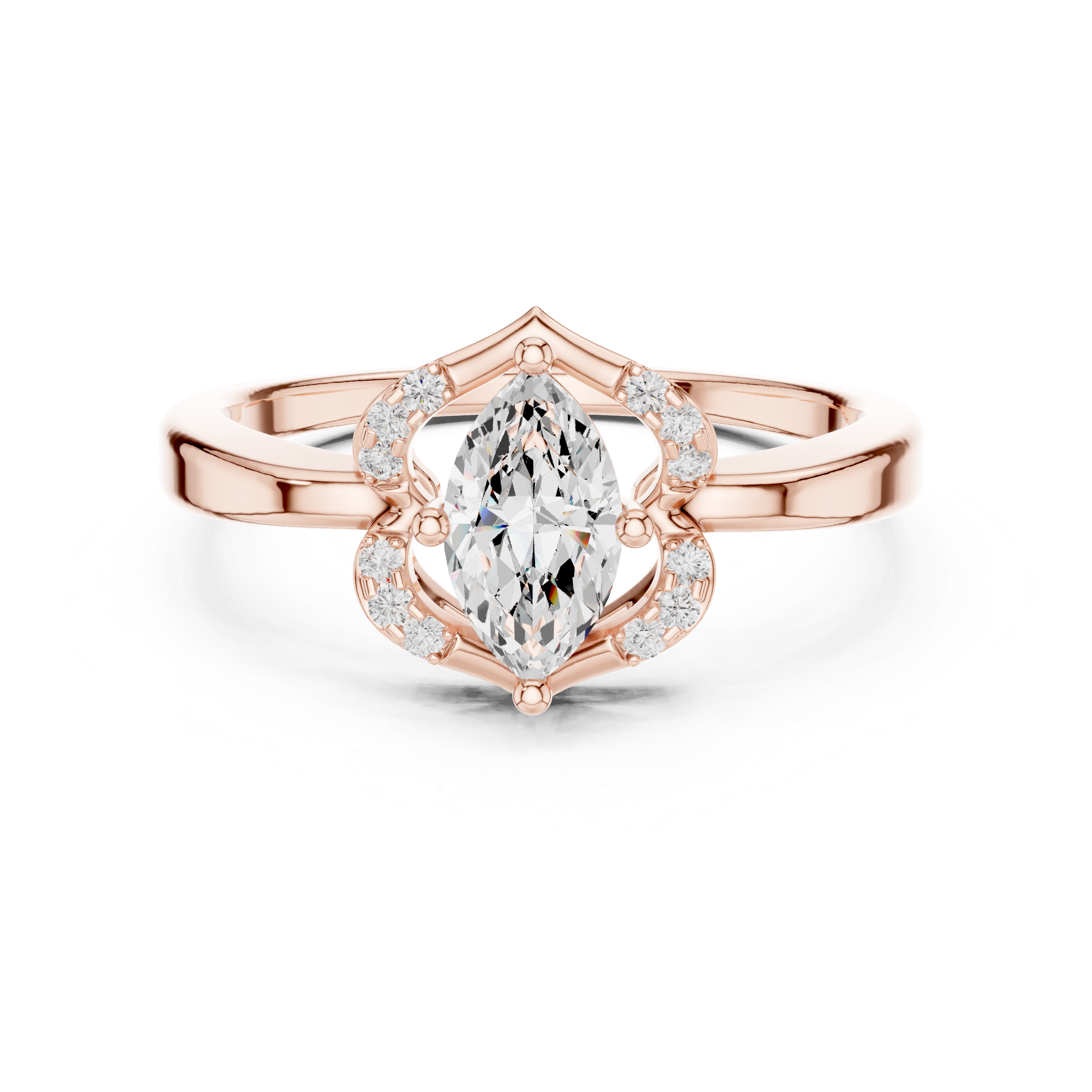 Royal Rose Lab Grown Diamond Ring