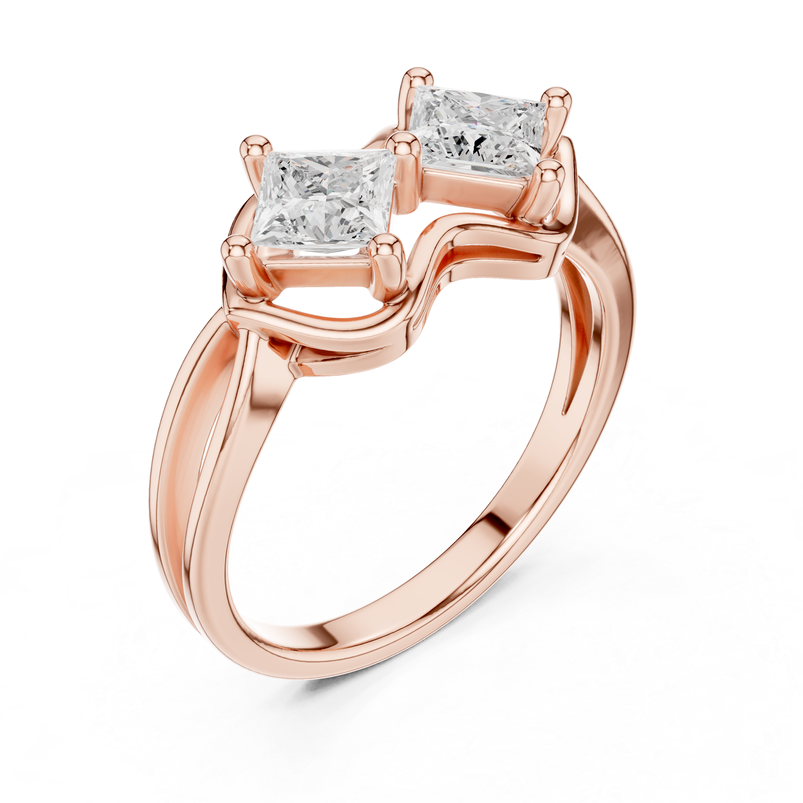 Lunar Lustre Lab Grown Diamond Ring