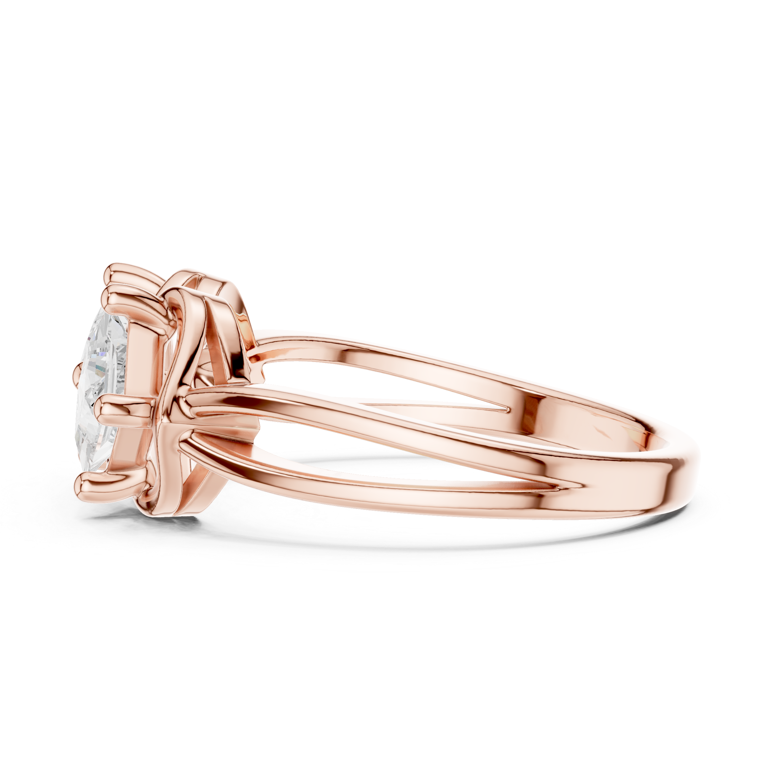 Lunar Lustre Lab Grown Diamond Ring
