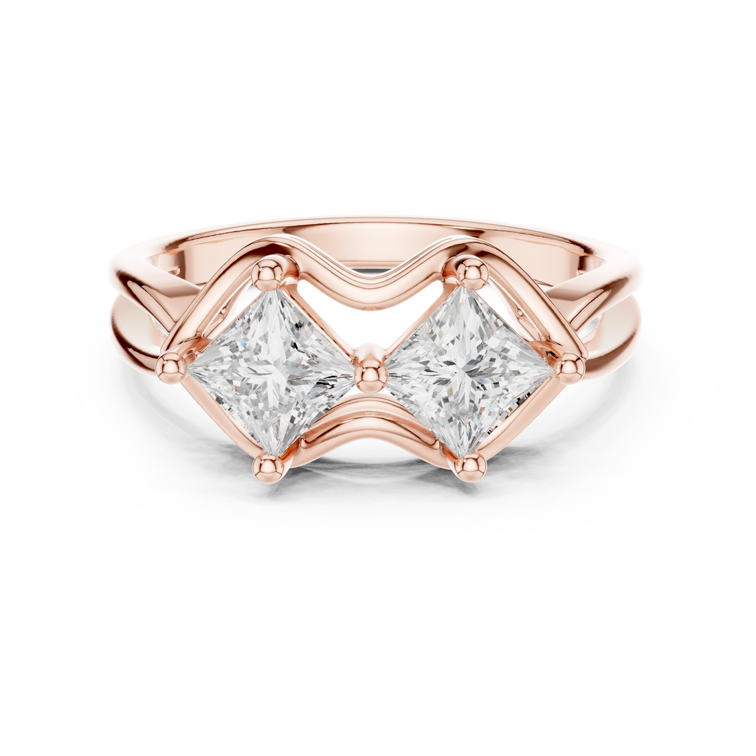 Lunar Lustre Lab Grown Diamond Ring