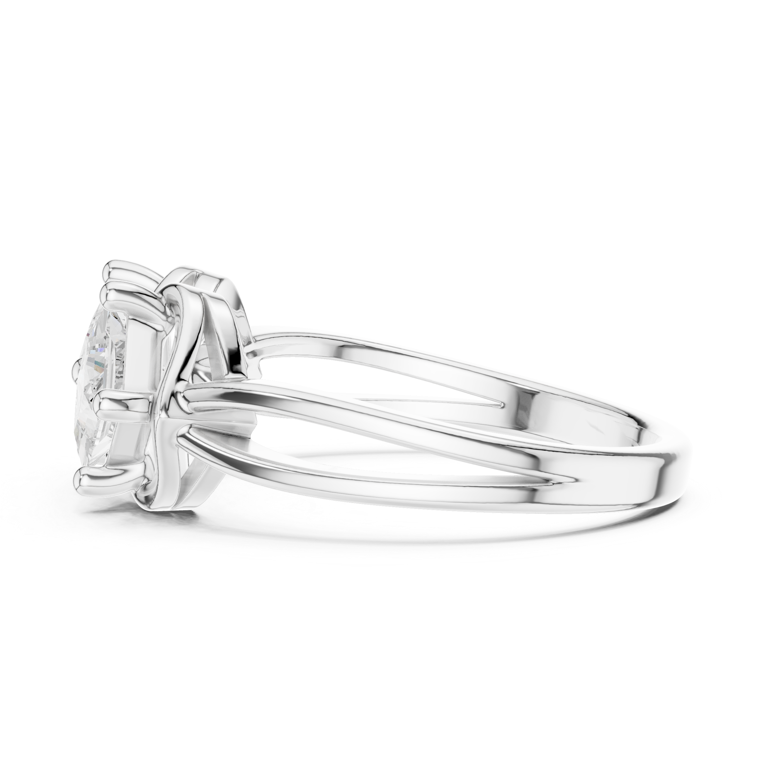 Lunar Lustre Lab Grown Diamond Ring
