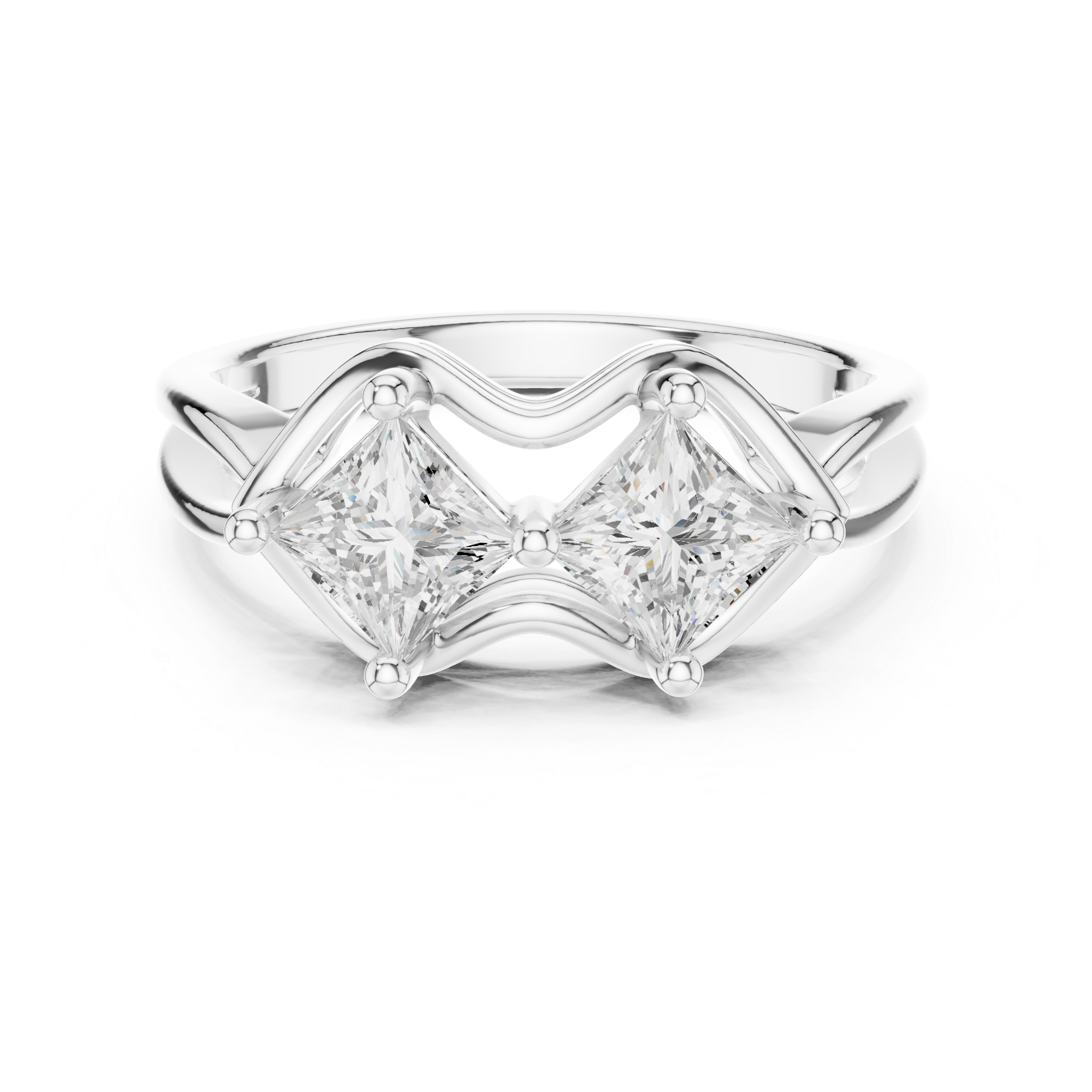 Lunar Lustre Lab Grown Diamond Ring