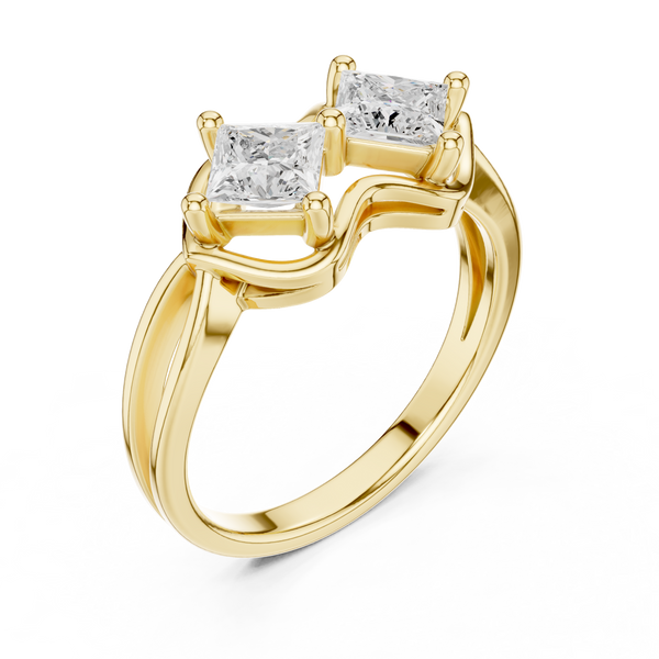 Lunar Lustre Lab Grown Diamond Ring