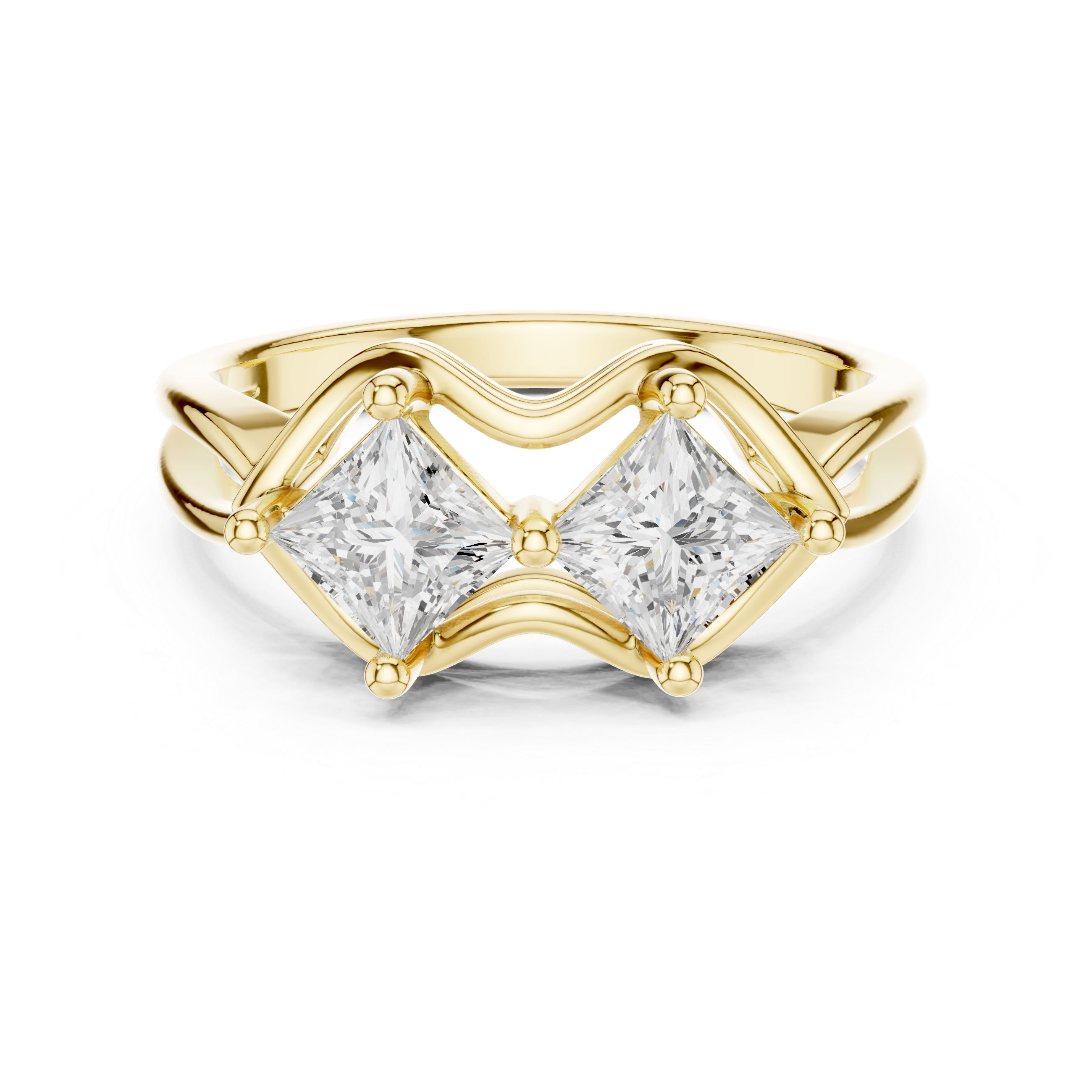 Lunar Lustre Lab Grown Diamond Ring