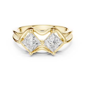 Lunar Lustre Lab Grown Diamond Ring