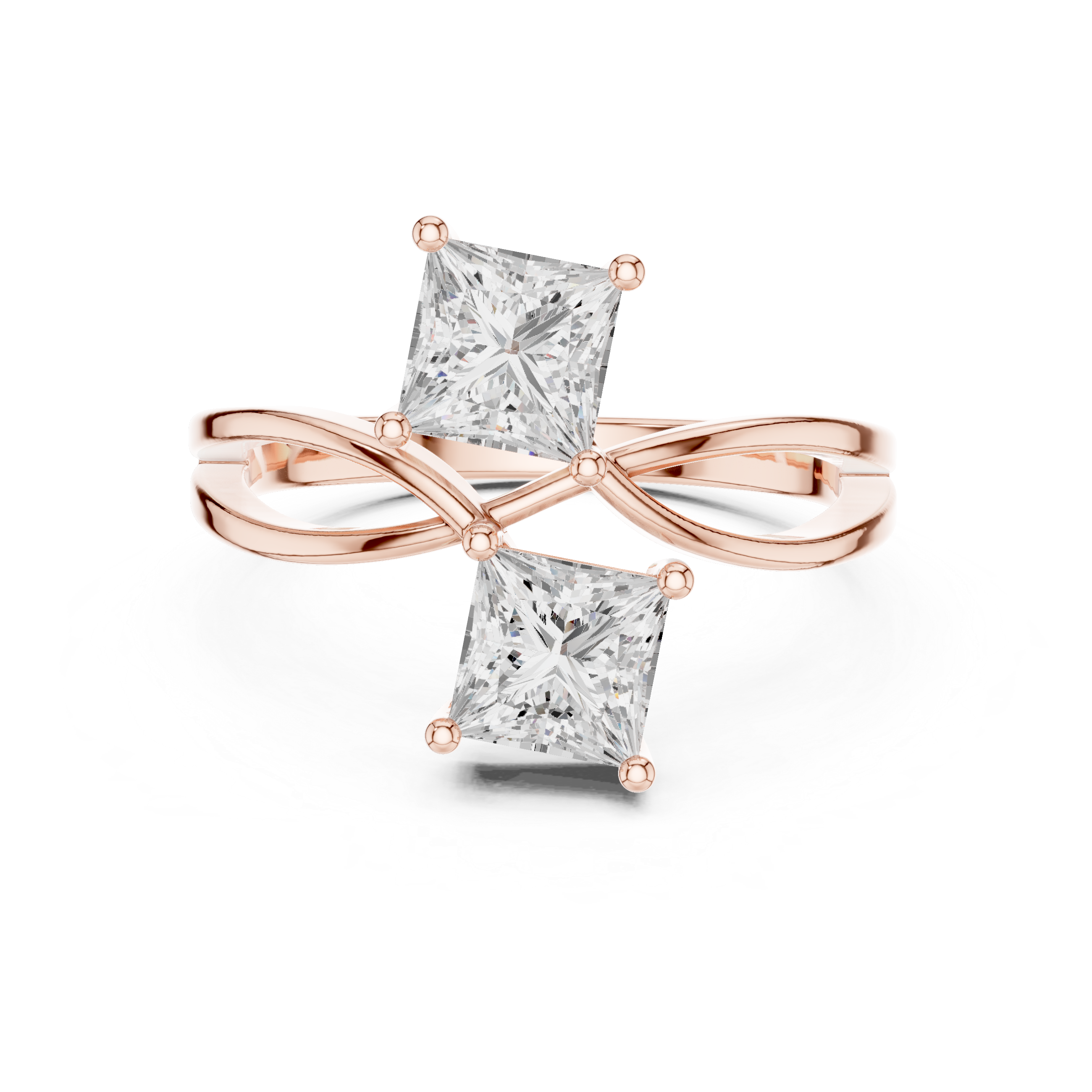 Elite Embrace Lab Grown Diamond Ring