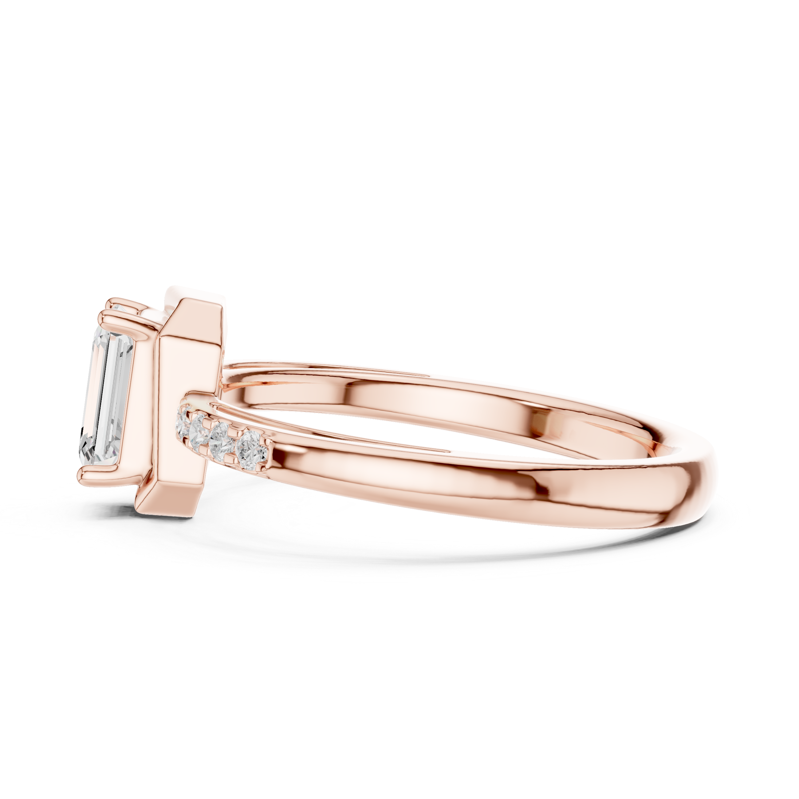 Floral Frost Lab Grown Diamond Ring