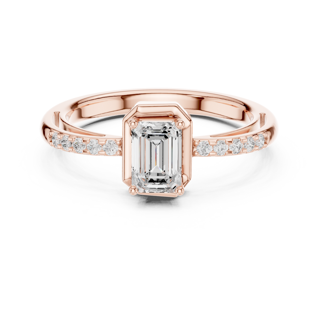 Floral Frost Lab Grown Diamond Ring