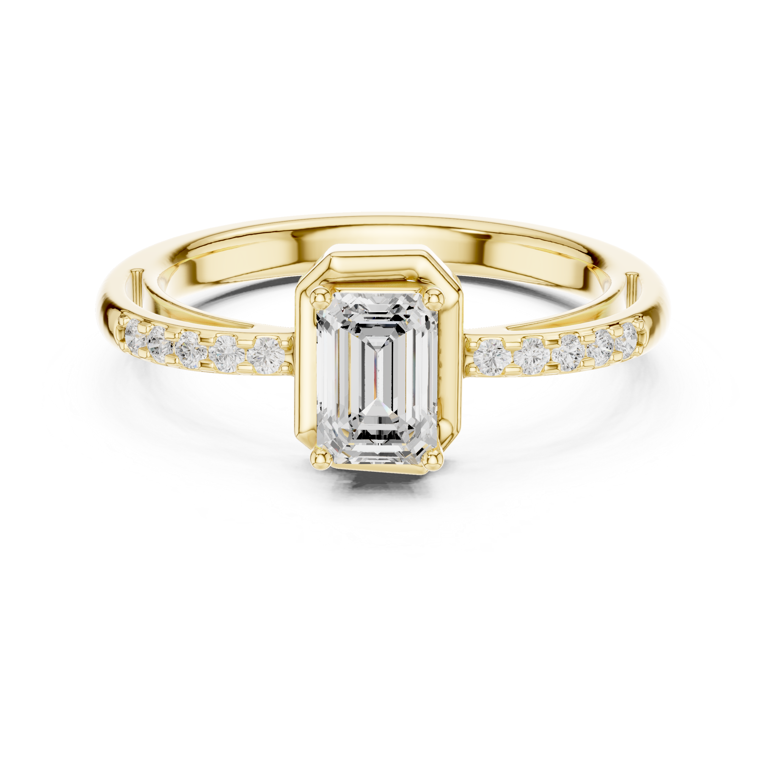 Floral Frost Lab Grown Diamond Ring
