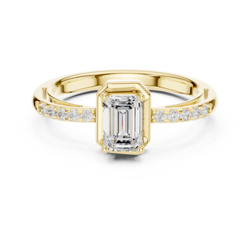 Floral Frost Lab Grown Diamond Ring