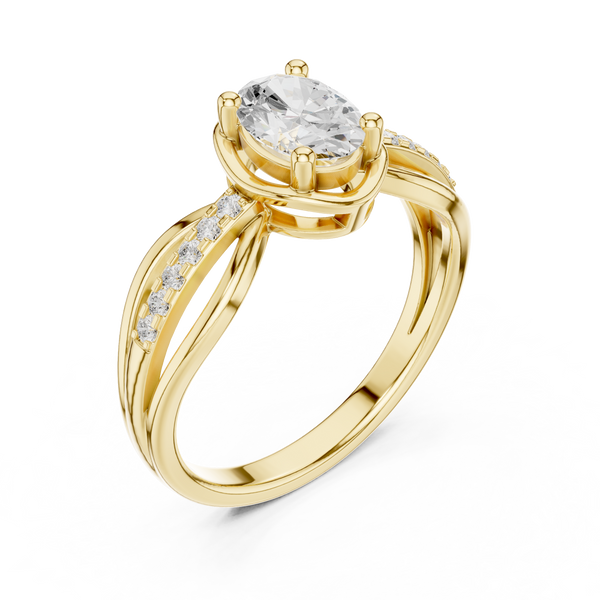 Stellar Solitaire Lab Grown Diamond Ring