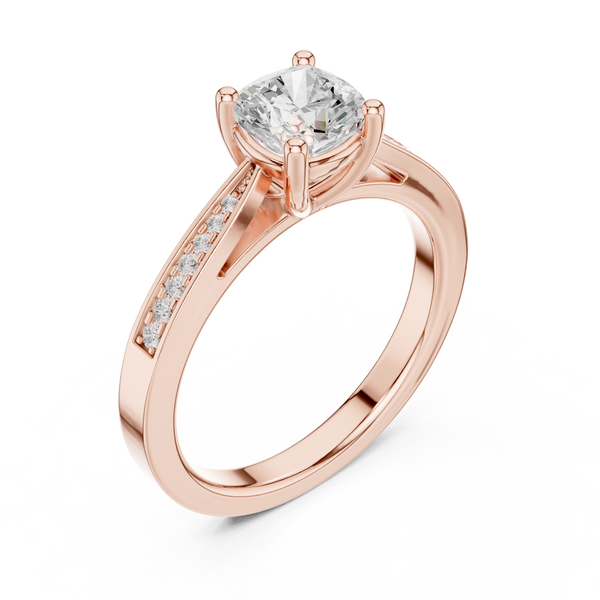 Crimson Crest Lab Grown Diamond Ring
