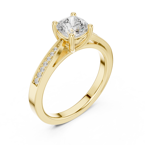 Crimson Crest Lab Grown Diamond Ring