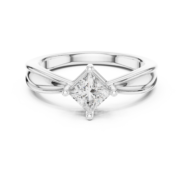 Ripple Radiant Lab Grown Diamond Ring
