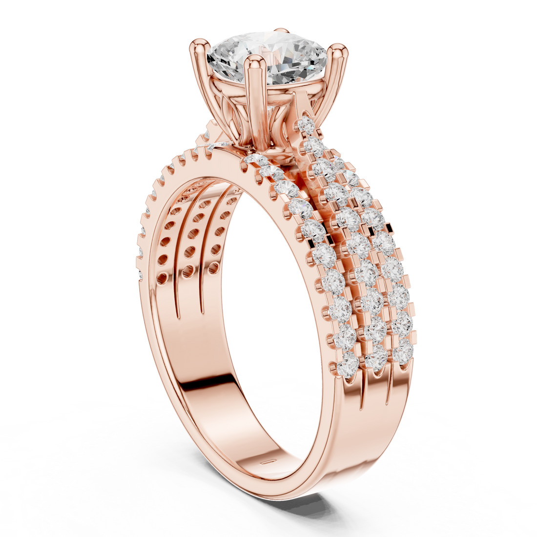 Sylvan Shadow Lab Grown Diamond Ring
