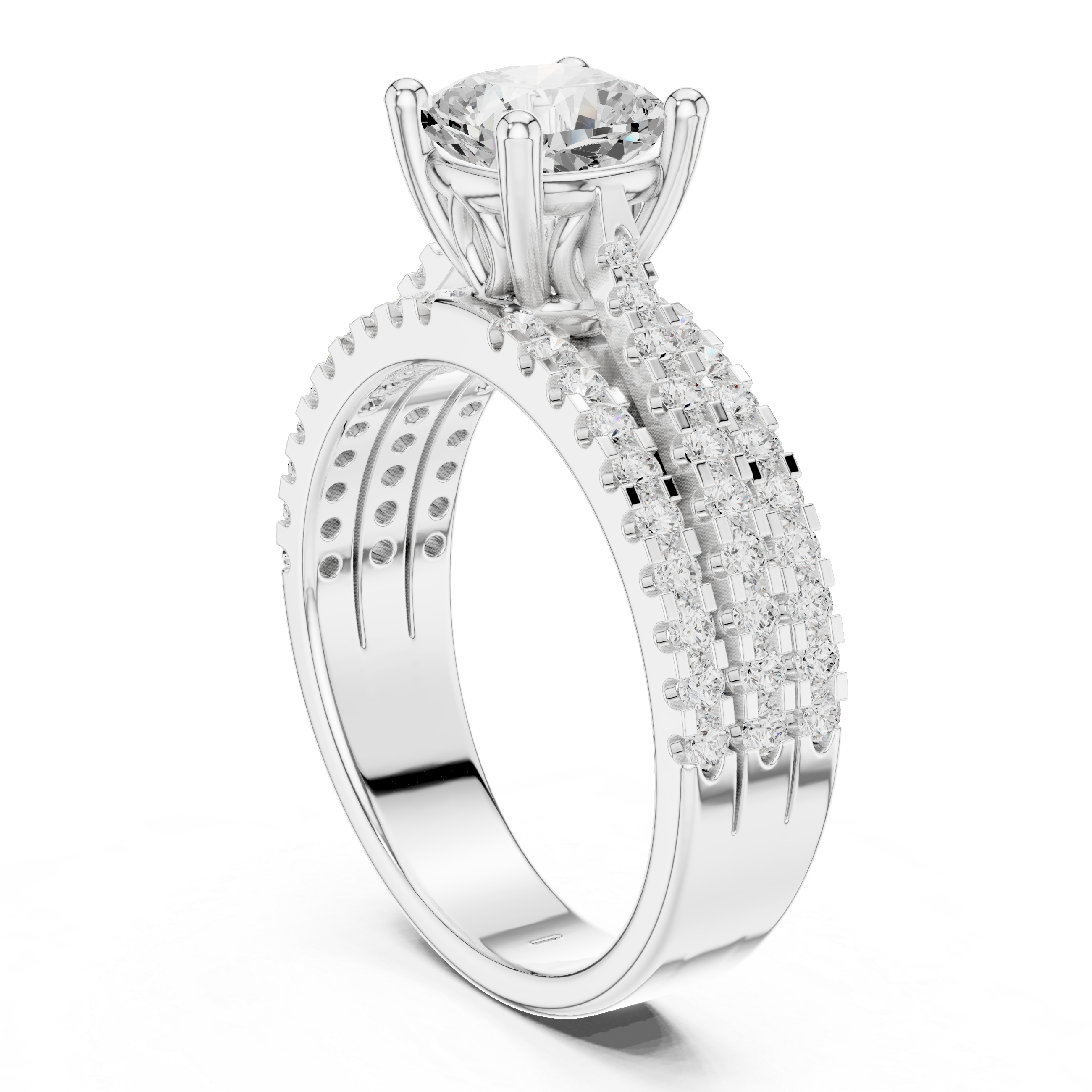 Sylvan Shadow Lab Grown Diamond Ring