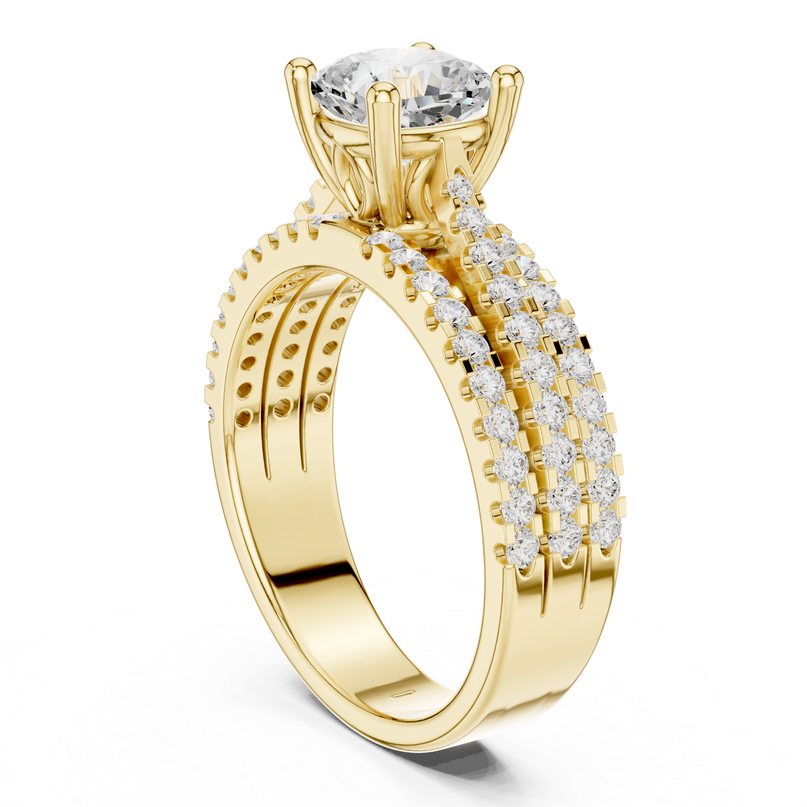 Sylvan Shadow Lab Grown Diamond Ring