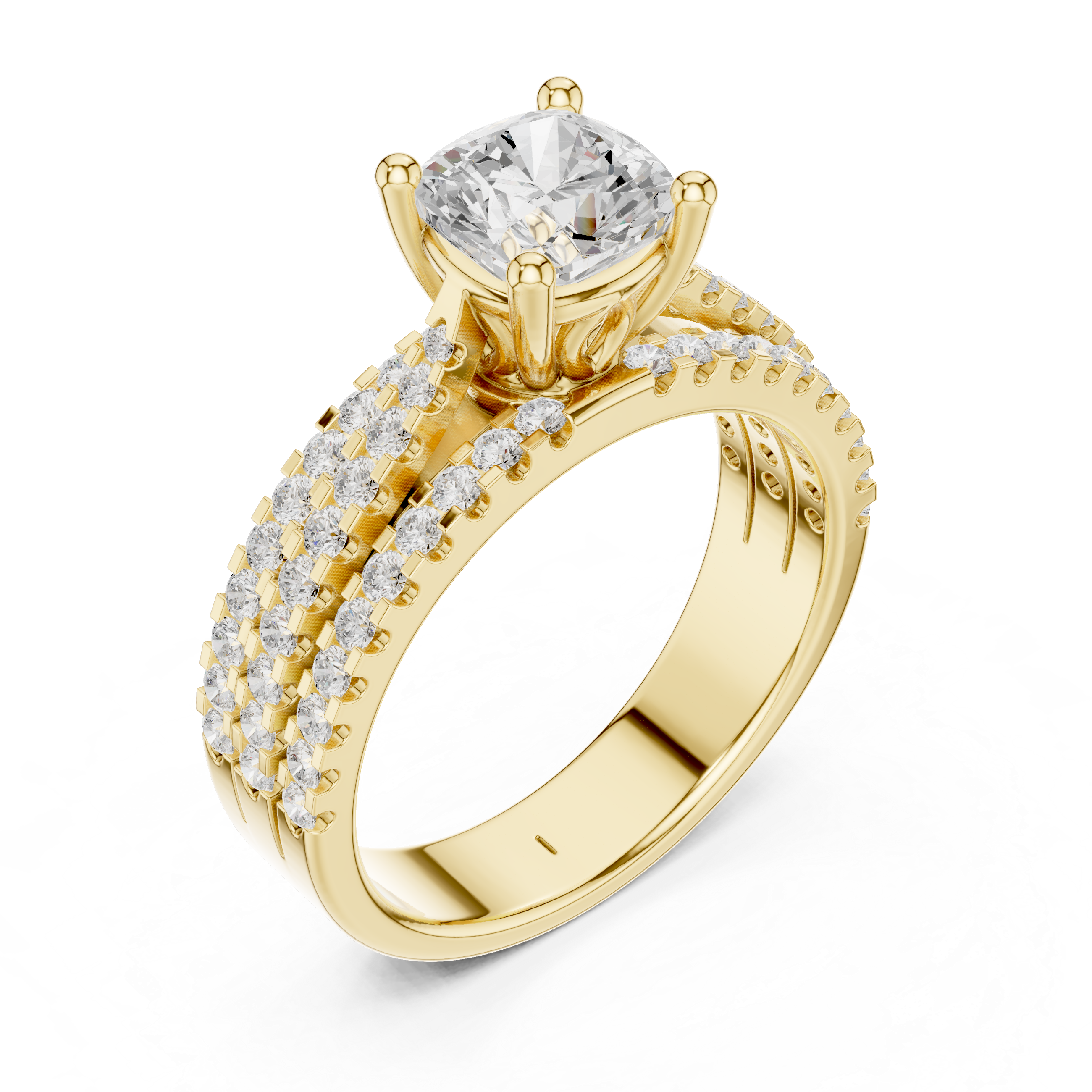 Sylvan Shadow Lab Grown Diamond Ring