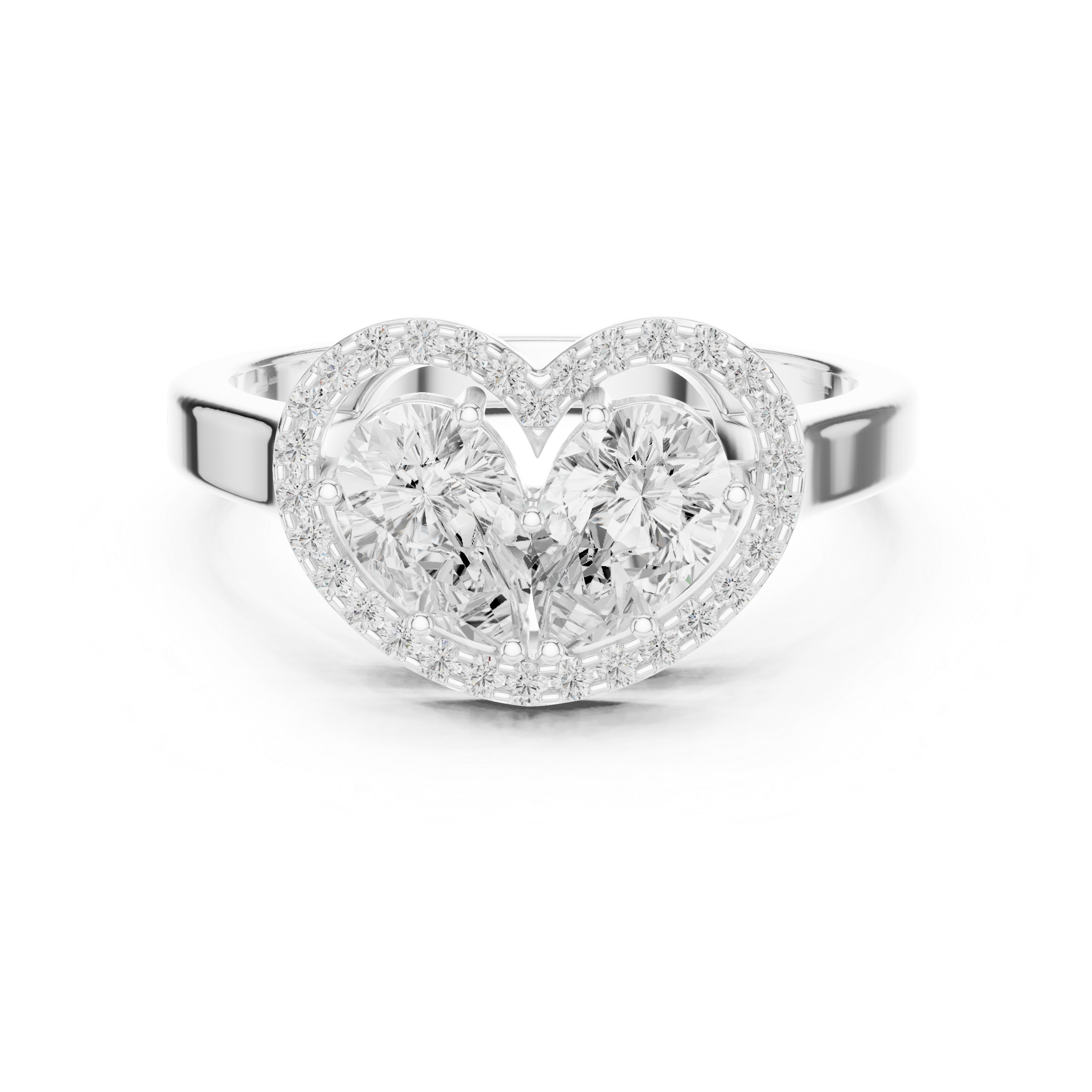 Queenly Quartz Lab Grown Diamond Ring