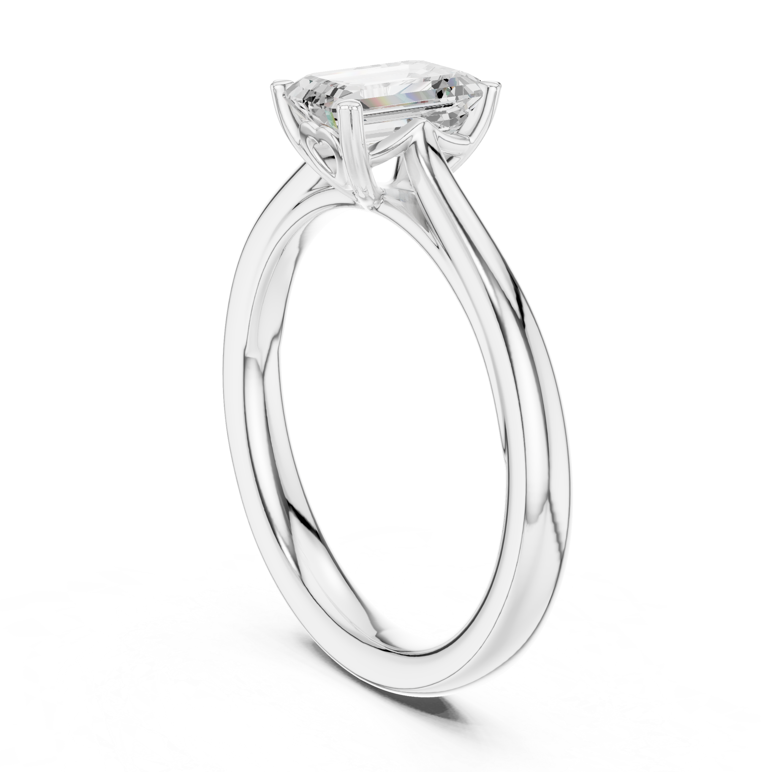 Lustre Lunar Lab Grown Diamond Ring