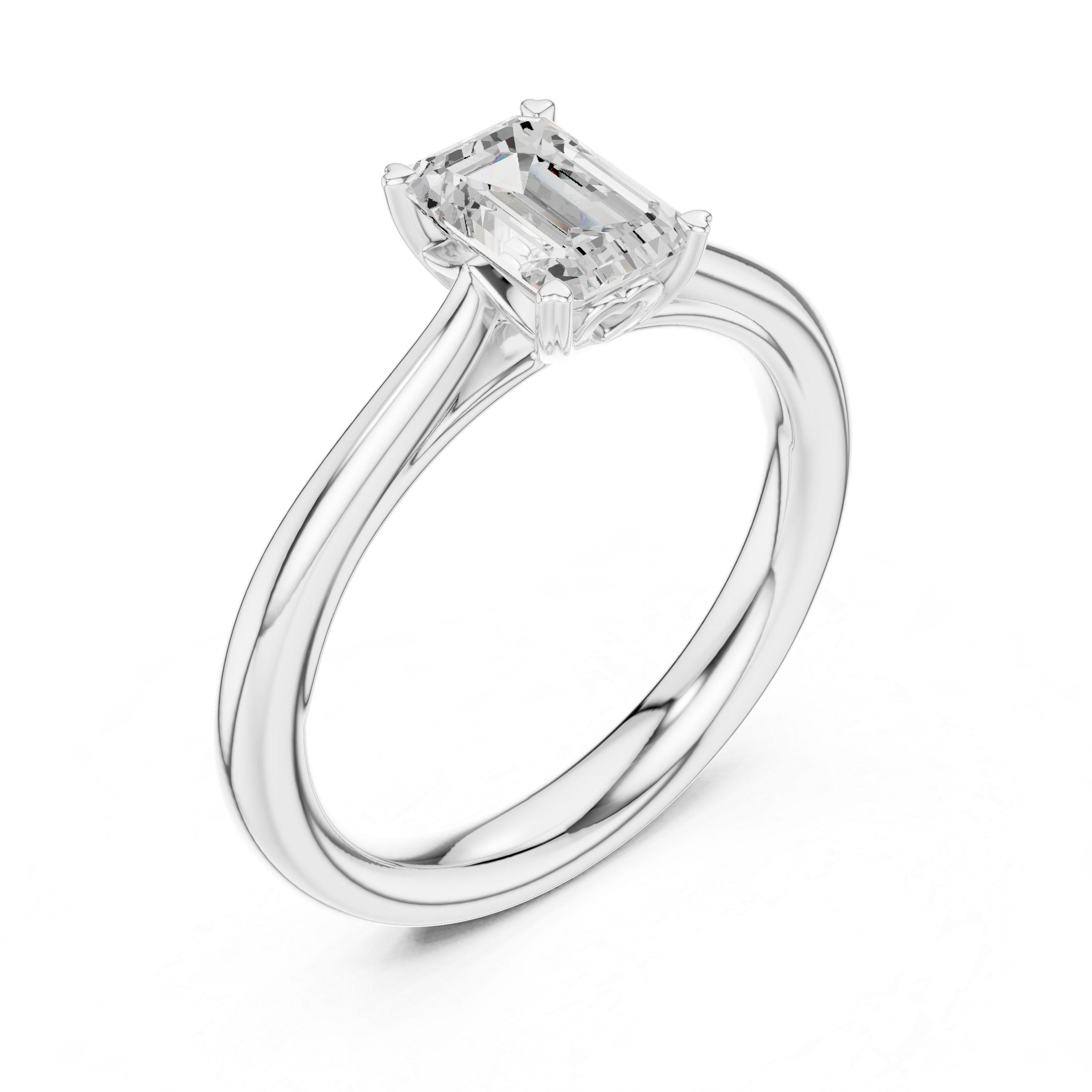 Lustre Lunar Lab Grown Diamond Ring
