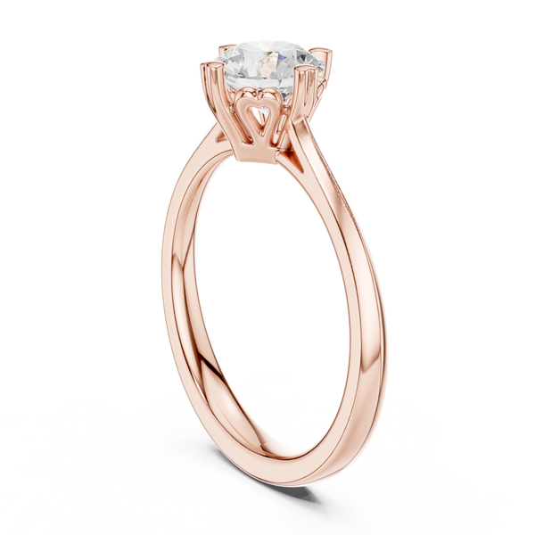 Quartz Queenly Lab Grown Diamond Ring