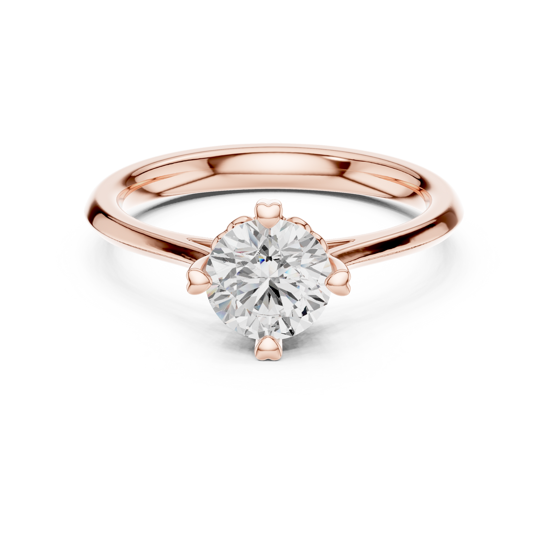 Quartz Queenly Lab Grown Diamond Ring