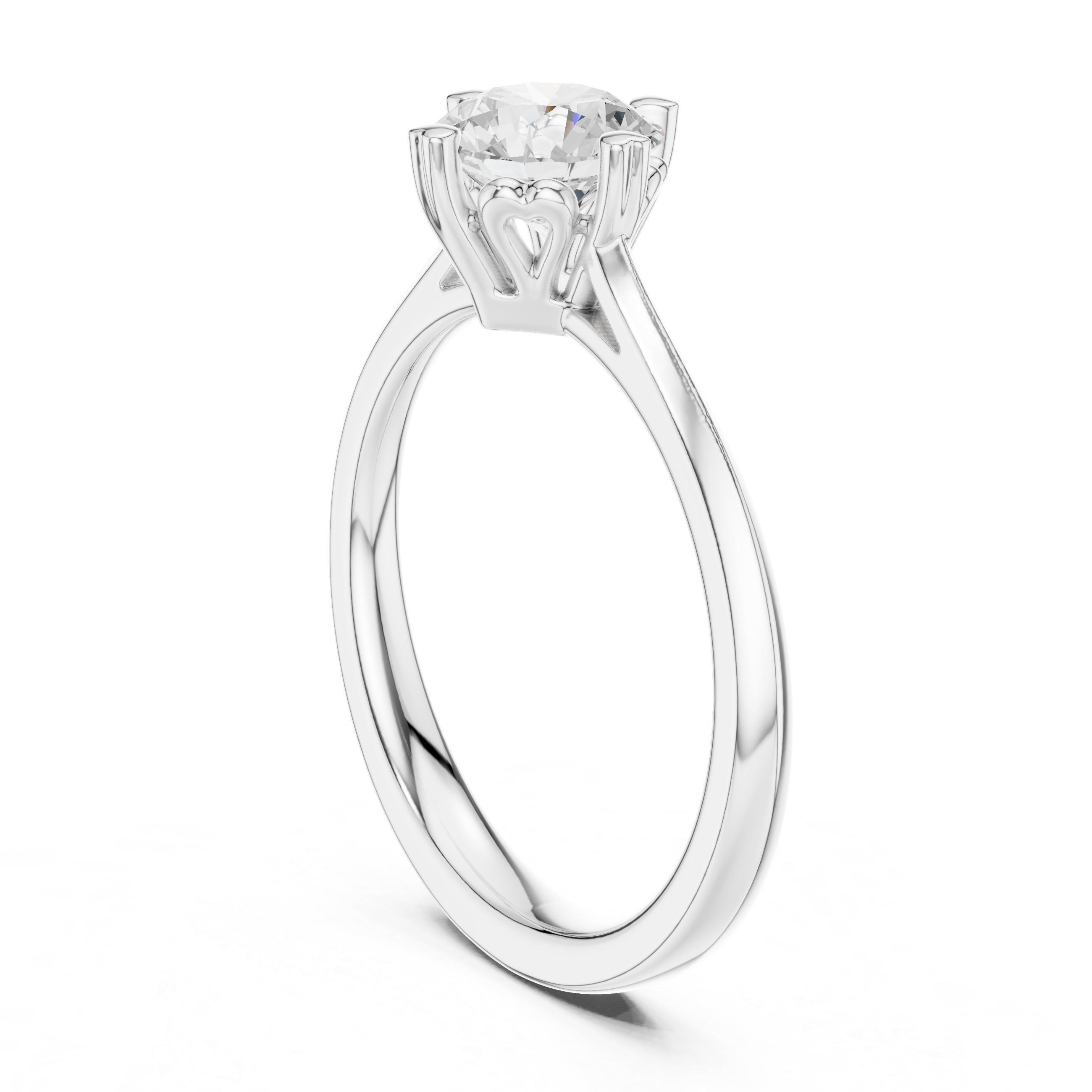 Quartz Queenly Lab Grown Diamond Ring
