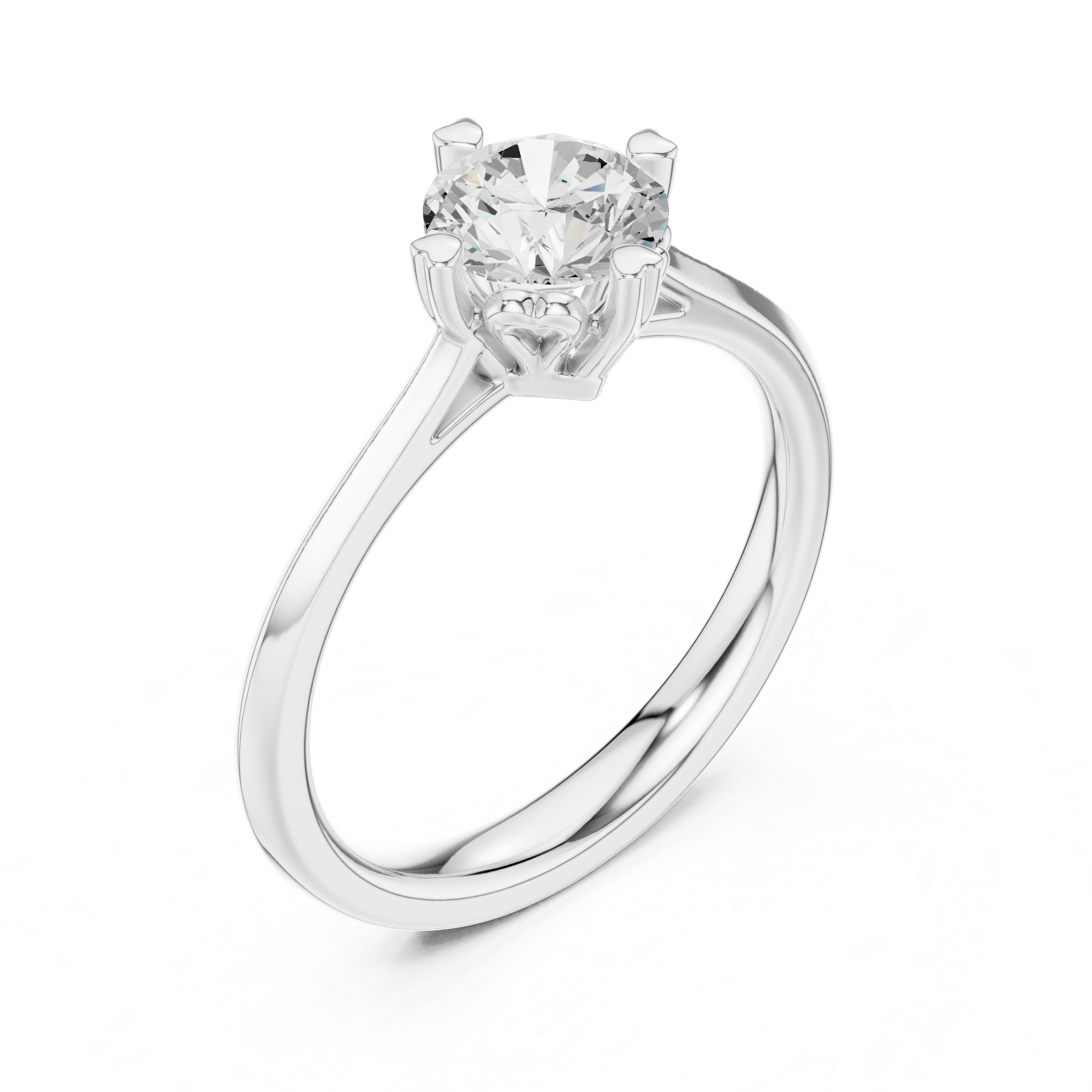 Quartz Queenly Lab Grown Diamond Ring