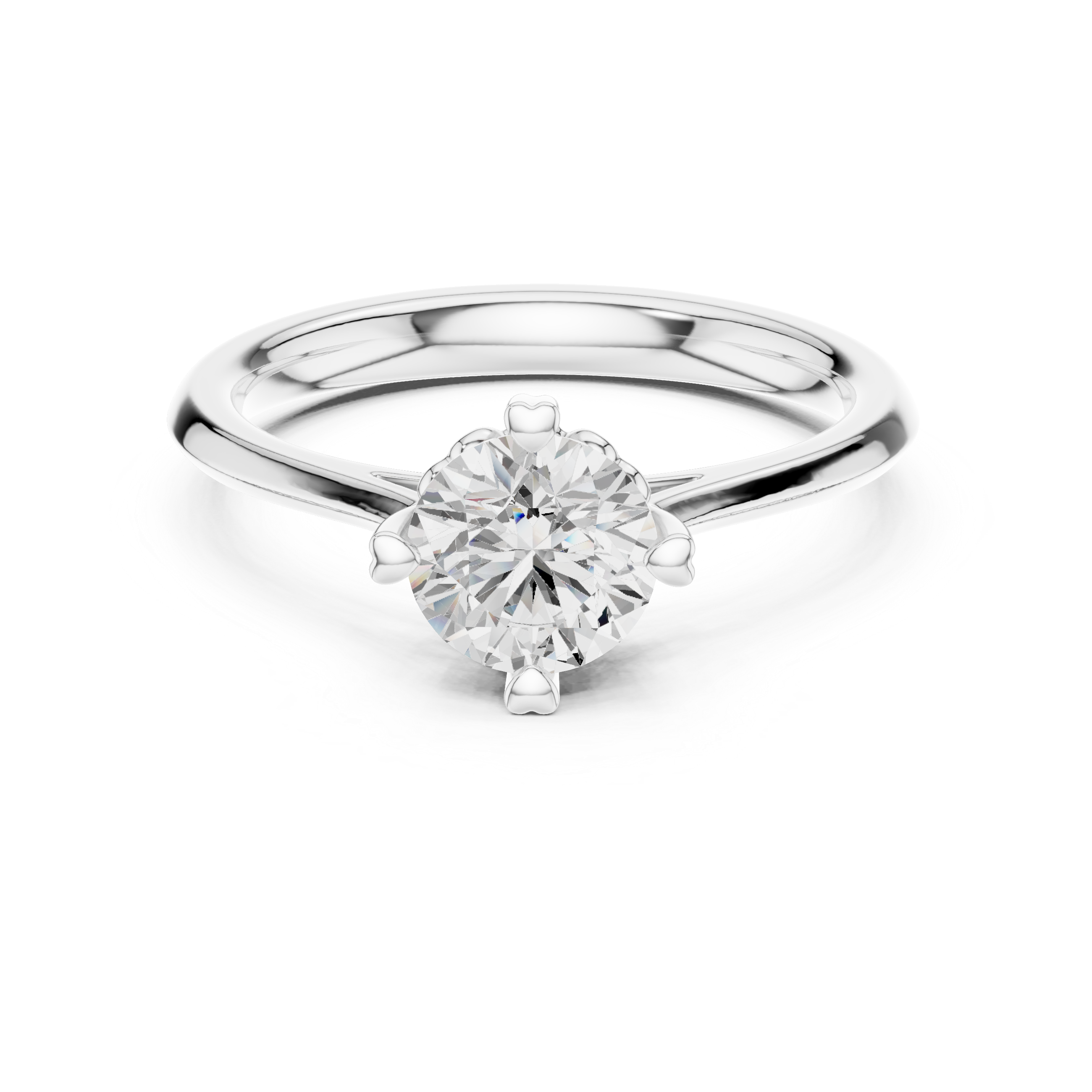 Quartz Queenly Lab Grown Diamond Ring