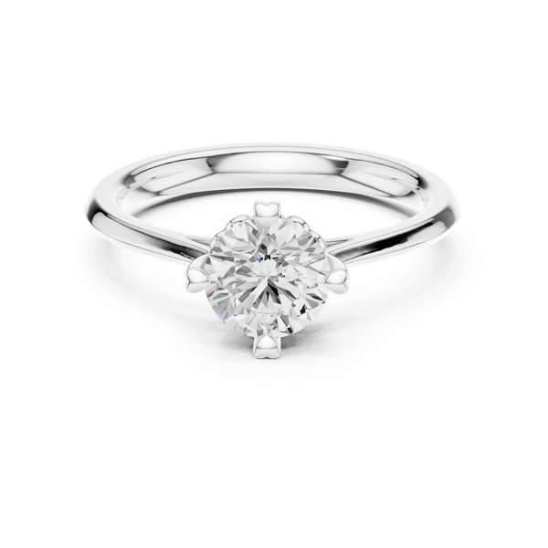 Quartz Queenly Lab Grown Diamond Ring