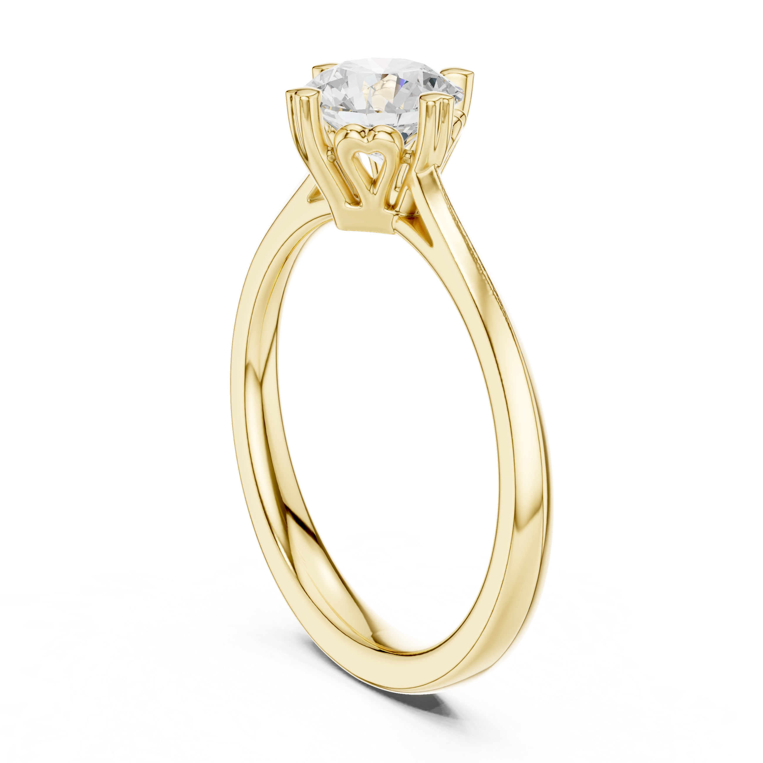 Quartz Queenly Lab Grown Diamond Ring