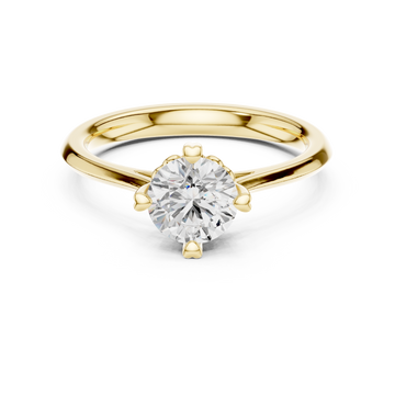 Quartz Queenly Lab Grown Diamond Ring