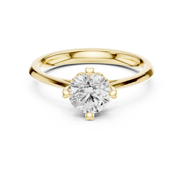 Quartz Queenly Lab Grown Diamond Ring