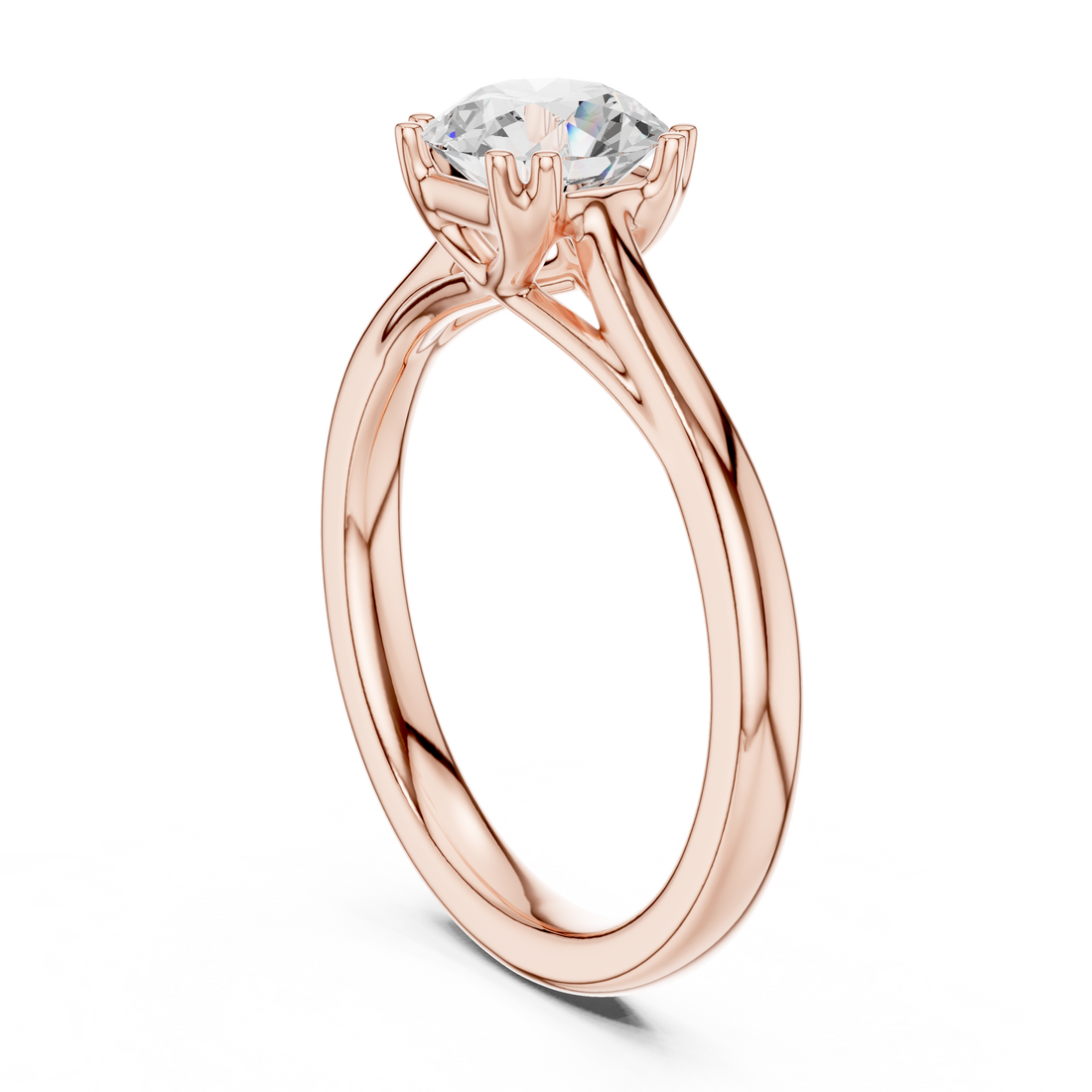 Lotus Lace Lab Grown Diamond Ring