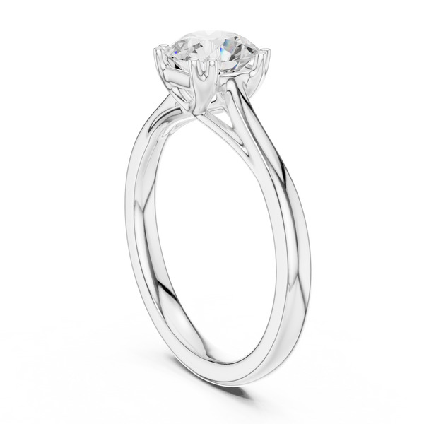 Lotus Lace Lab Grown Diamond Ring