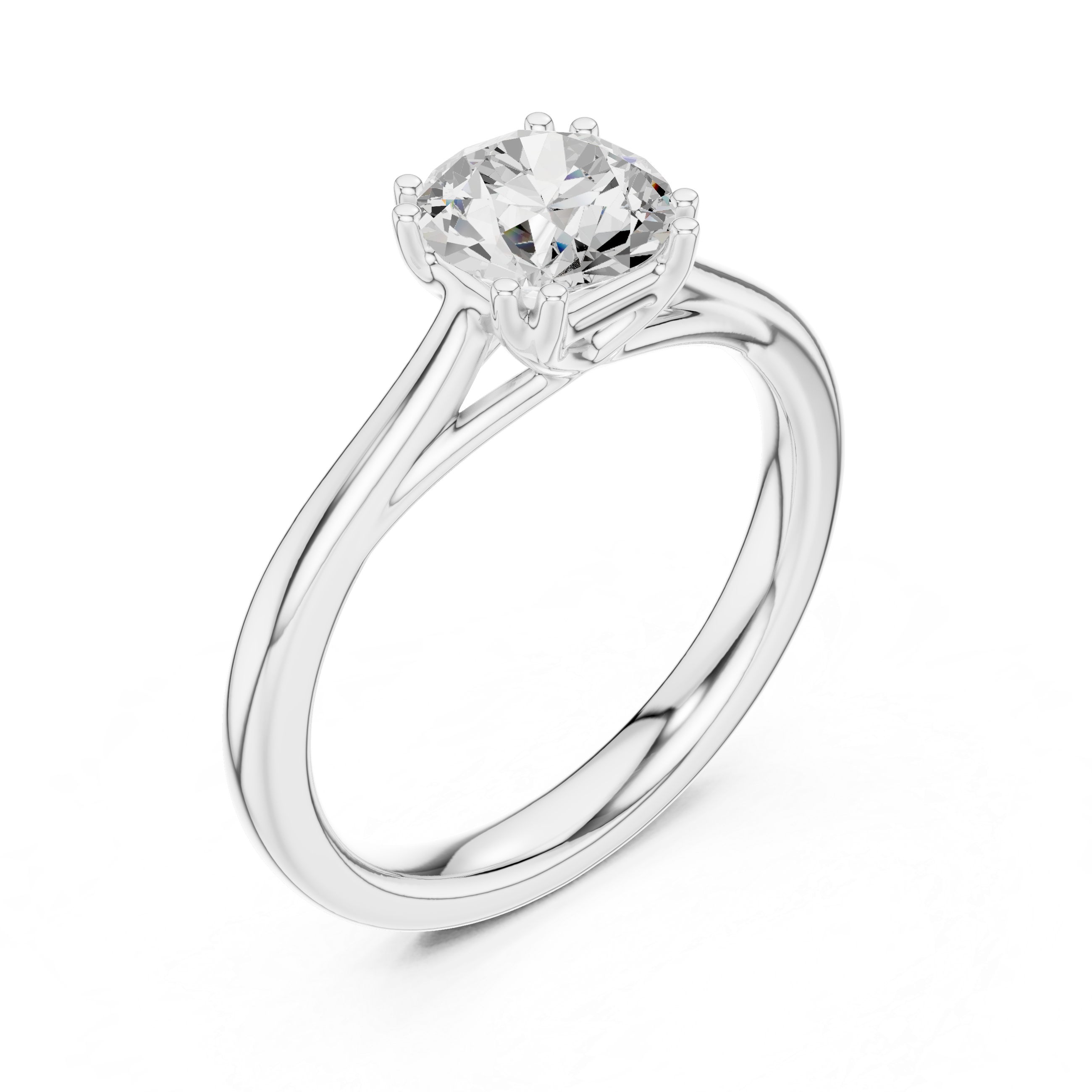 Lotus Lace Lab Grown Diamond Ring