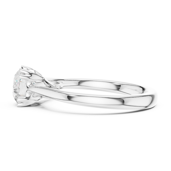 Lotus Lace Lab Grown Diamond Ring