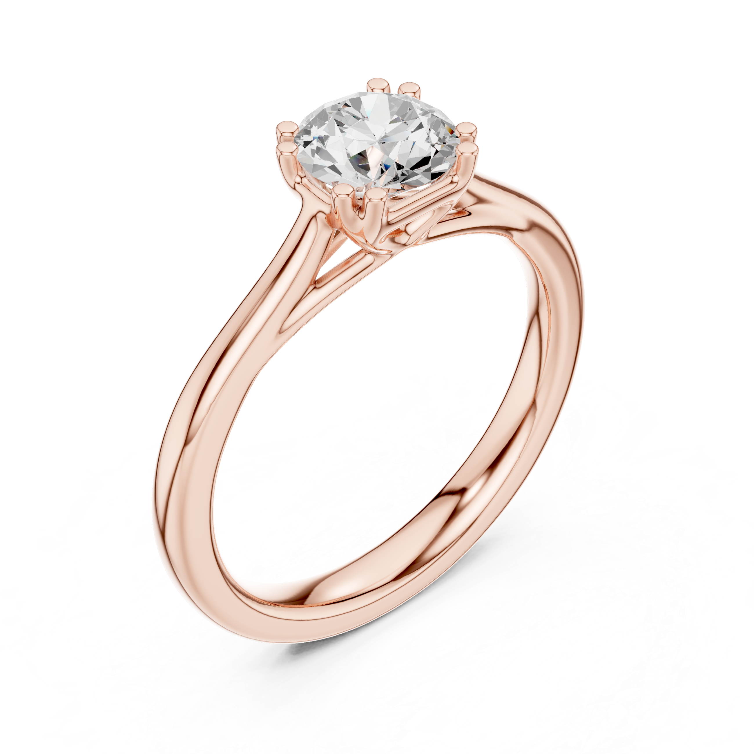 Prismatic Path Lab Grown Diamond Ring