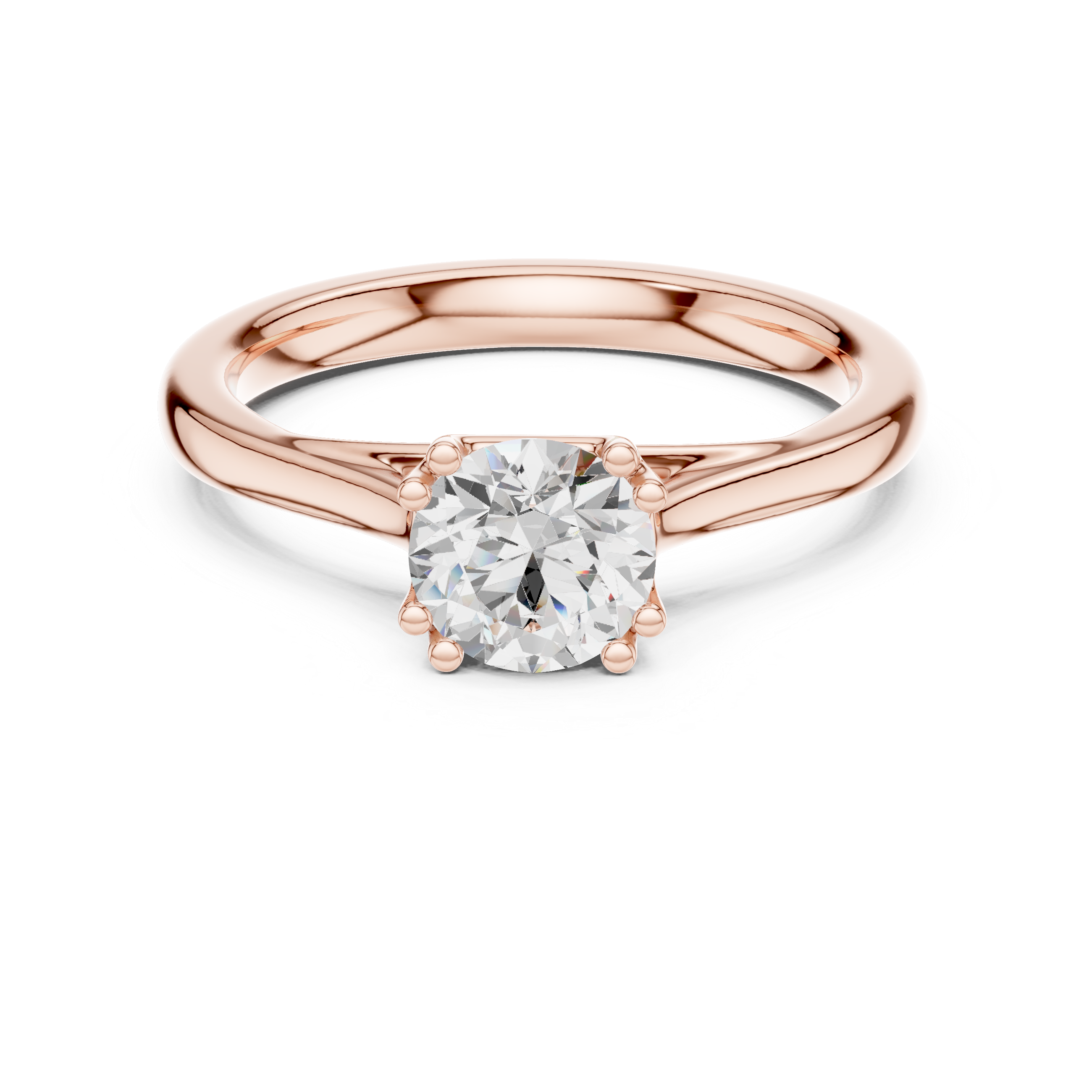 Prismatic Path Lab Grown Diamond Ring