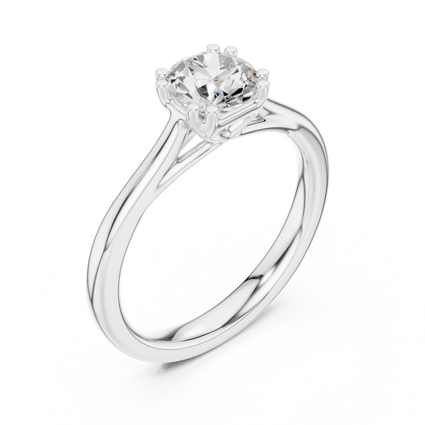 Prismatic Path Lab Grown Diamond Ring